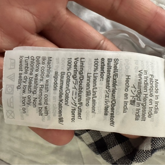 J.crew linen gingham jumpsuit - Picture 9 of 9